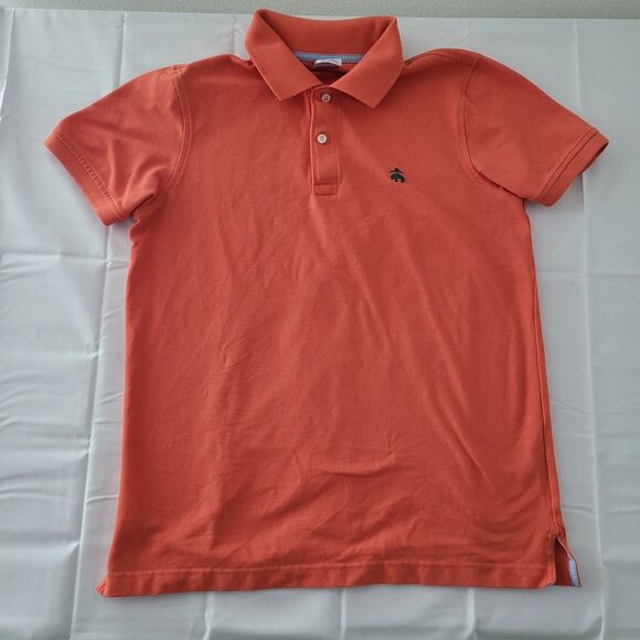 Brooks Brothers Other - Brooks Brothers 1818 Performance Polo Shirt Men’s Medium Orange Short Sleeve
